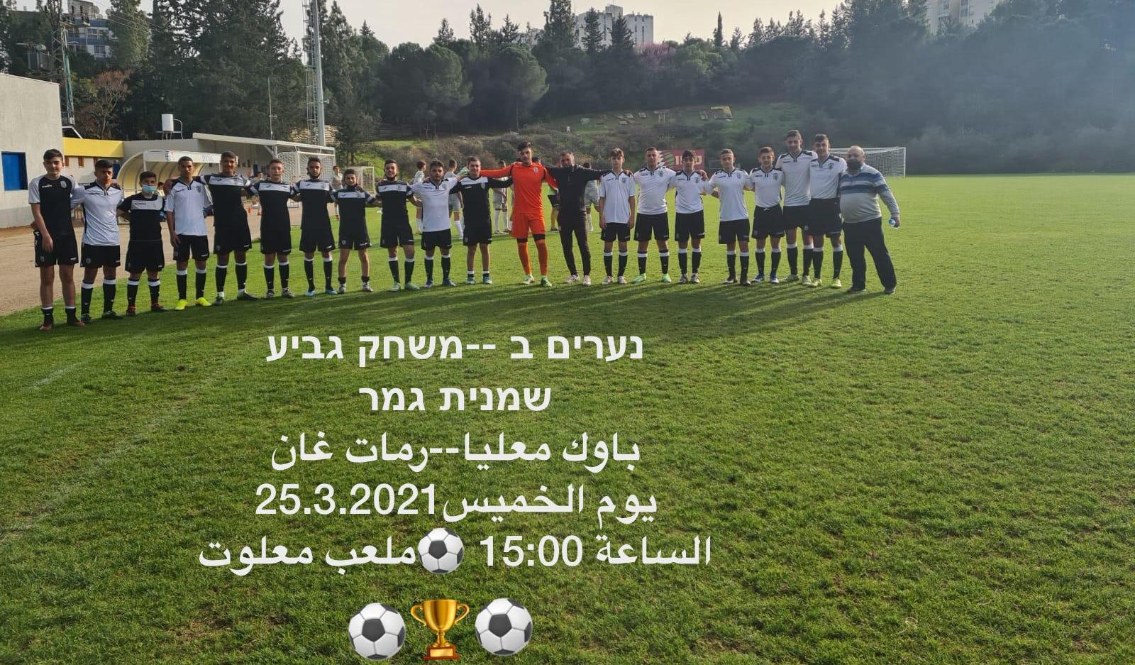 الخميس القادم-اشبال باوك معليا يستضيفون رمات غان في كأس الدولة- دعوة للحضور والتشجيع