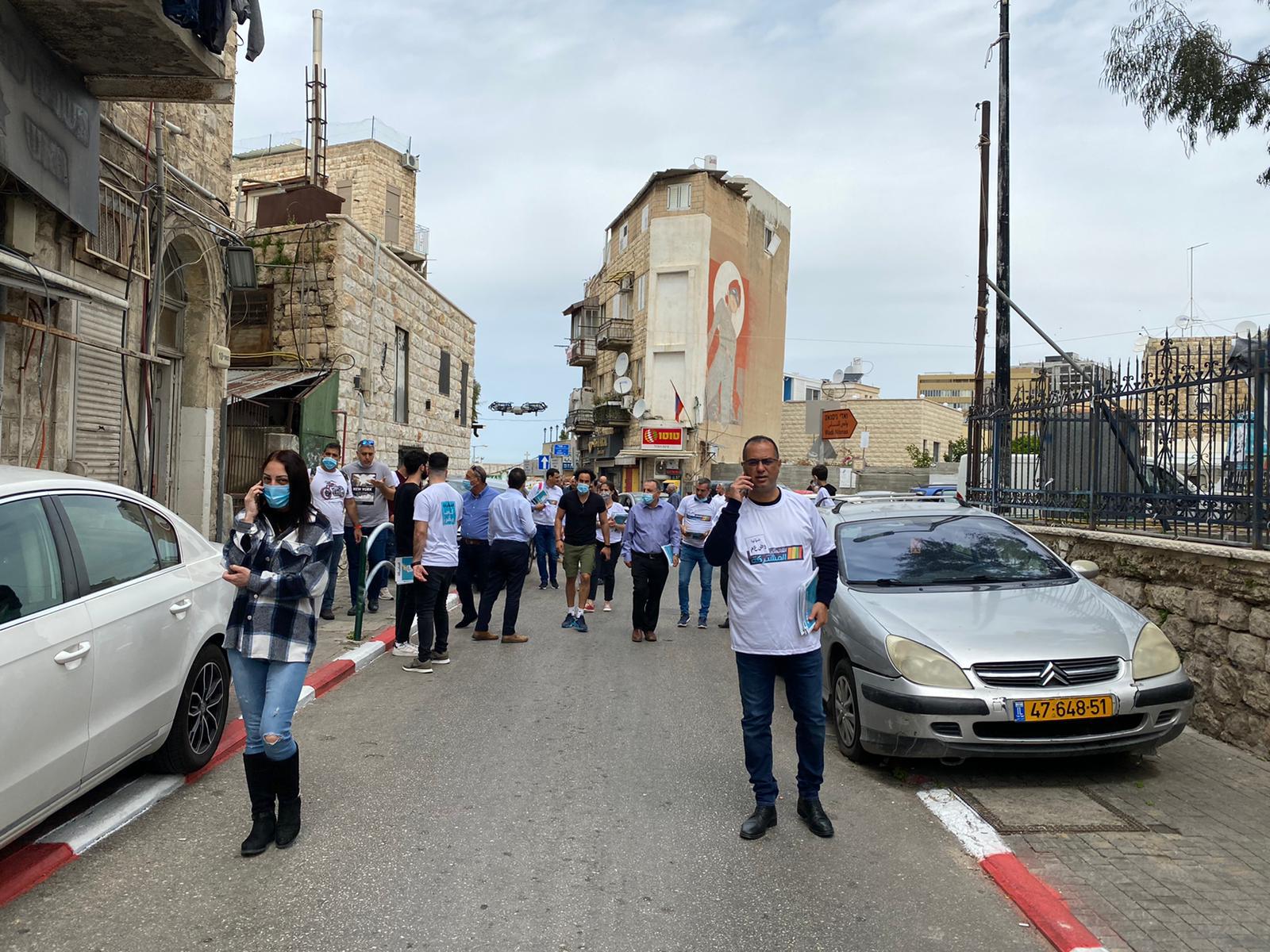 دعم شعبي مُلفت لحملات توزيع نشرات المشتركة في بلدات الجليل