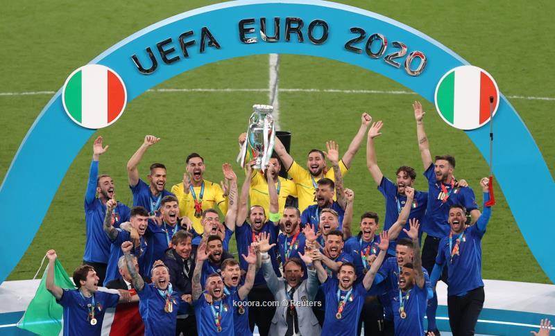 باستحقاق- منتخب ايطاليا بطل اوروبا 2020 بضربات الجزاء على انجلترا