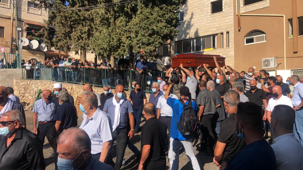  الرامة والمجتمع العربي يشيعون جثمان ساهر اسماعيل