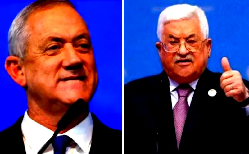 رام الله: وزير الامن الاسرائيلي غانتس يلتقي الرئيس الفلسطيني محمود عباس