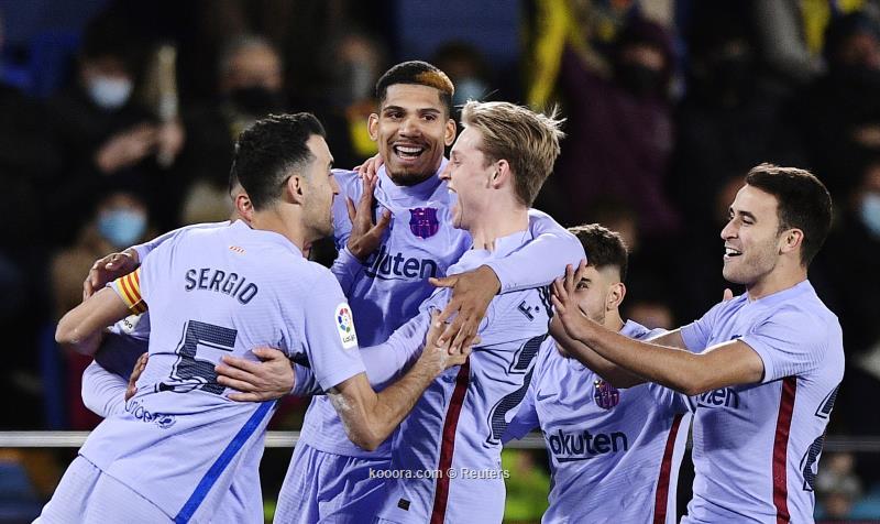  برشلونة يقلب الطاولة على فياريال بثلاثية