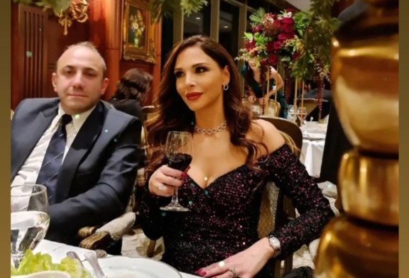 ملكة جمال لبنان 1997: جويل بحلق ساحرة على الرغم من مرور السنوات.. شاهدوها برفقة زوجها