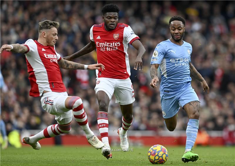 بريميير ليج- فوز درامي في الدقيقة 93 للسيتي على الارسنال