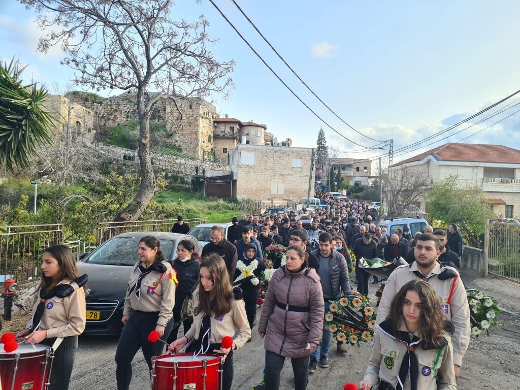 معليا- مشاركة وجنازة مهيبة للمربية الشابة والام الخلوقة سهاد جوزين متى ام توفيق