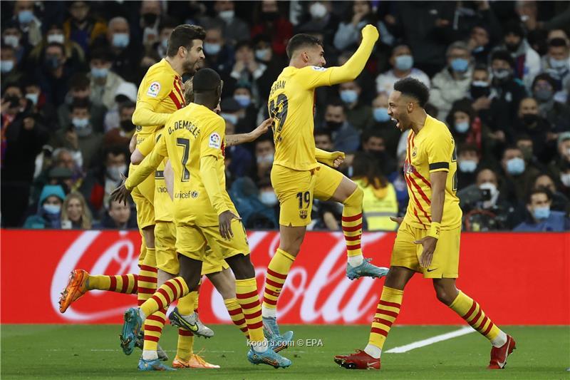 برشلونة يزلزل البرنابيو برباعية في شباك ريال مدريد