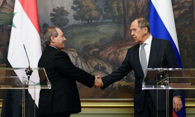 وزير الخارجية الروسي يدين الهجمات الصاروخية الإسرائيلية على سورية