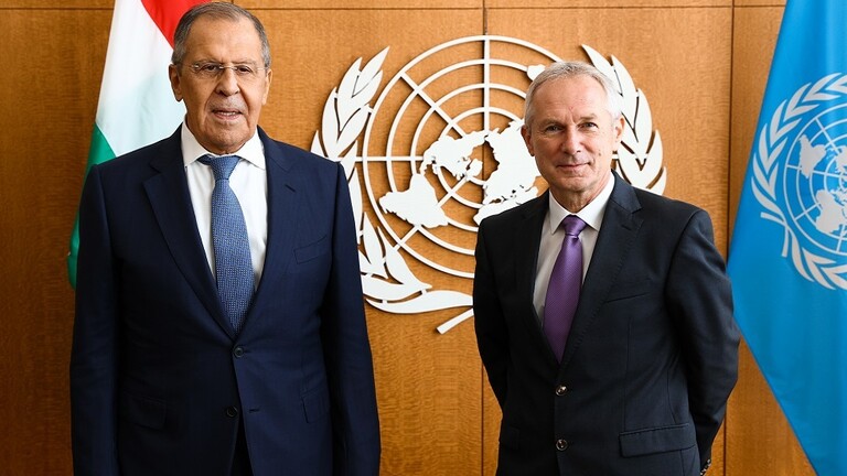 لافروف يعقد لقاءات مكثفة على هامش فعاليات الجمعية العامية للأمم المتحدة