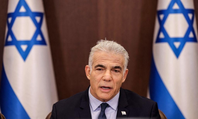 لبيد: الاتفاق مع لبنان يعزز أمن إسرائيل