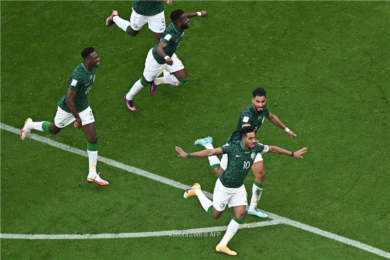  السعودية تكتب التاريخ وتسقط ميسي والأرجنتين -صور