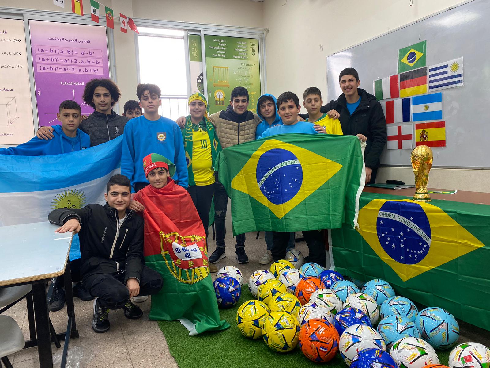 المونديال حاضر  بقوة في ابتدائية معليا مع الرياضي اللامع مخائيل توما