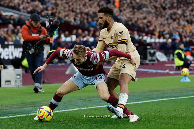  تشيلسي ينجو من الخسارة أمام وست هام