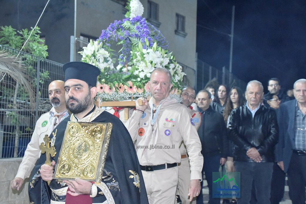 جناز السيد المسيح في كنيسة مار جريس للروم الأرثوذكس في البقيعة-صور