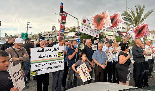 المتابعة تدعو لتكثيف النضال ضد الجريمة: تظاهرات في البلدات ومظاهرة قطرية في حيفا