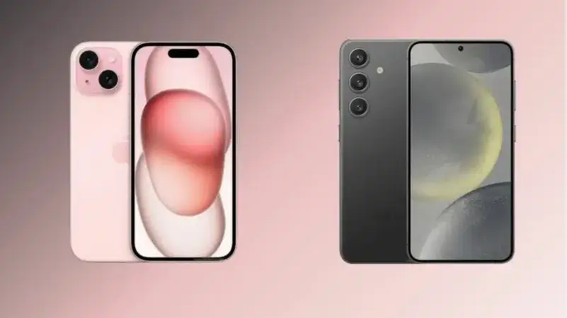 مقارنة بين هاتفي Galaxy S24 الجديد من سامسونغ وiPhone 15 من آبل