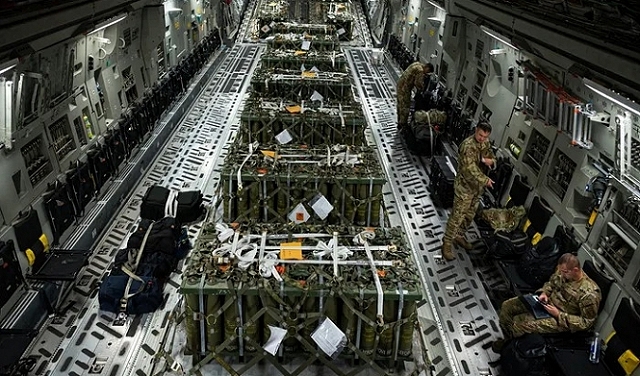 كميات هائلة وغير مسبوقة من الأسلحة الأميركية نُقلت لإسرائيل بالحرب الحالية