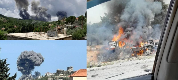 احتدام المواجهات على الجبهة الشّمالية للبلاد... غارة إسرائيلية تستهدف مركبة في الأراضي اللّبنانية