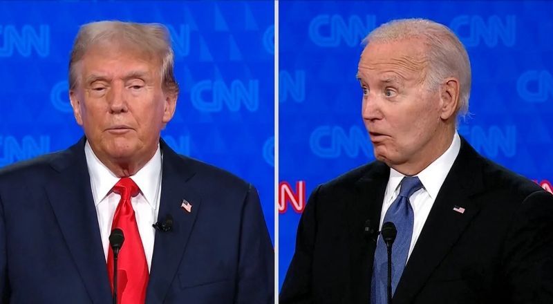 استطلاع رأي لـ سي إن إن: 67% من الناخبين يرون أن ترامب تفوق على بايدن