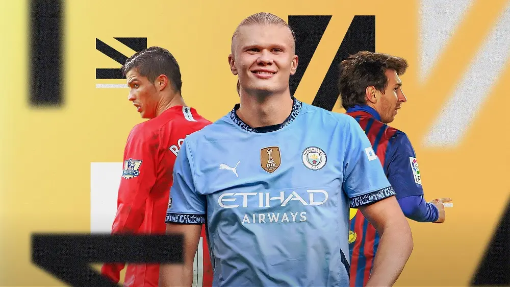 هالاند ضد رونالدو وميسي.. معركة تظلم الجميع باللامنطق