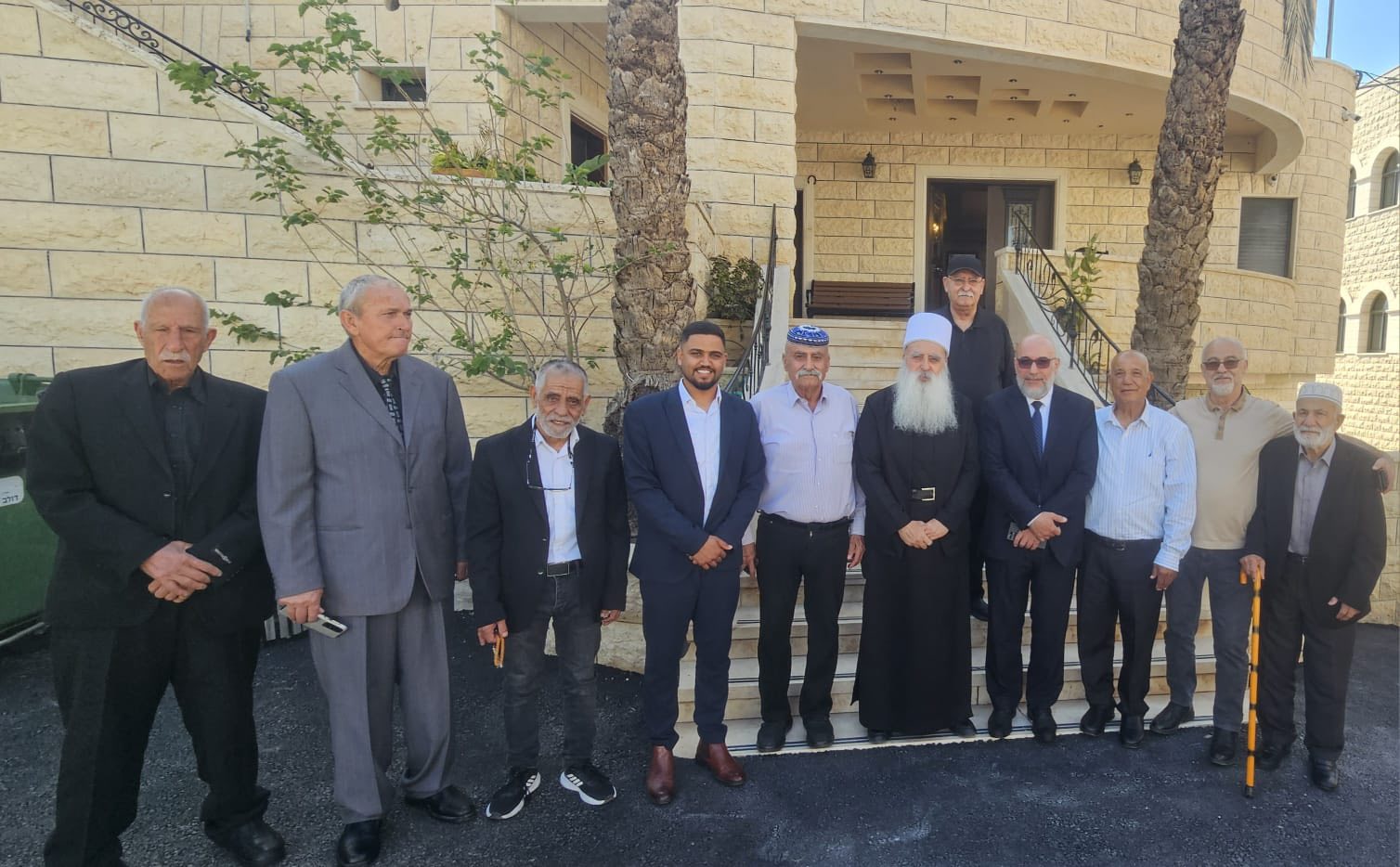 وفد من ترشيحا يعايد الشيخ موفق طريف والطائفةًالدرزية بمناسبة الزيارة السنوية لمقام النبي شعيب عليه السلام، 