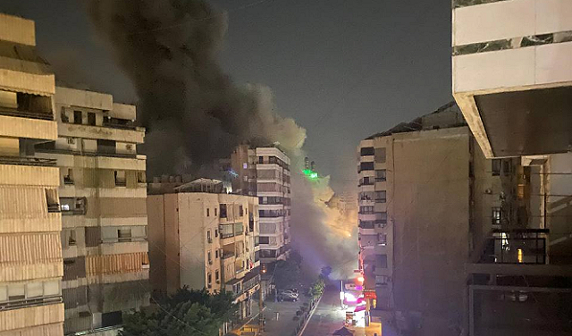 غارات إسرائيلية متواصلة وعنيفة على ضاحية بيروت الجنوبية 