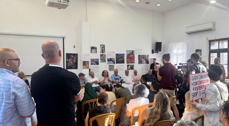 مؤتمر صحافي للجنة المتابعة يطلق سلسلة فعاليات احتجاجية ضد الحرب والتجويع في غزة