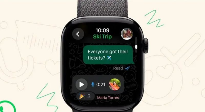 واتساب تطلق رسمياً تطبيقها المخصص لساعة أبل