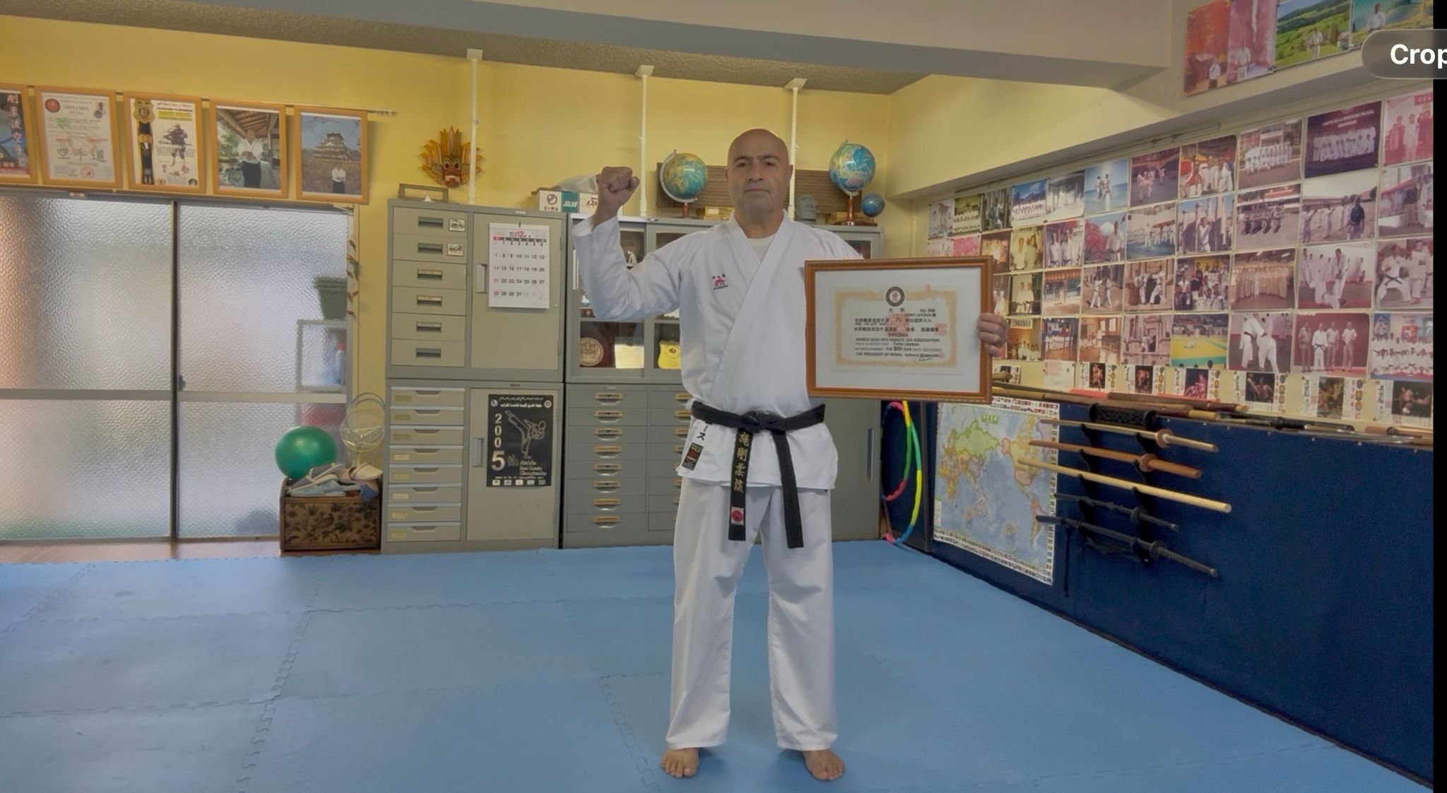 إنجاز عالمي في رياضة الكراتيه  لأبن معليا  شيهان طوني ليوس ينال دان 8 في اليابان .